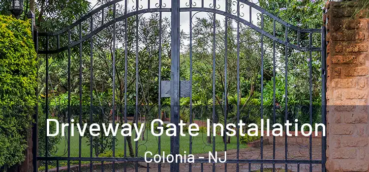 Driveway Gate Installation Colonia - NJ